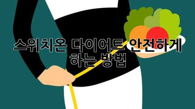 스위치온 다이어트 안전하게 하는 방법